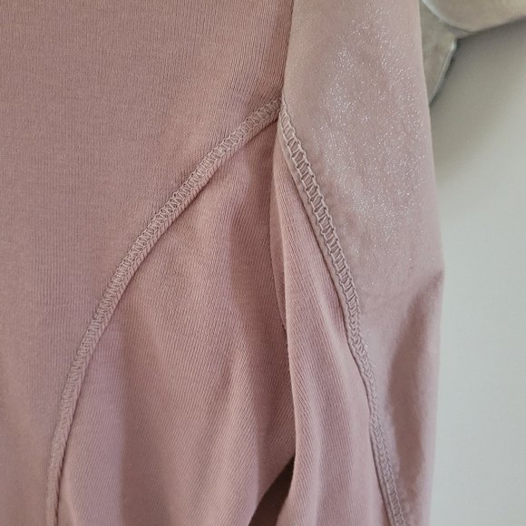 SOLD - Sandwich Dusty Rose Metallic and Jersey Blazer US 6 - Picture 8 of 13